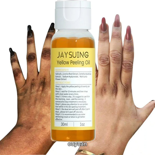 Yellow Peeling Oil Body Cleansing Exfoliation For Tender Glowing Skin Finger Joint Whitening Moisturizing Care Beauty Products