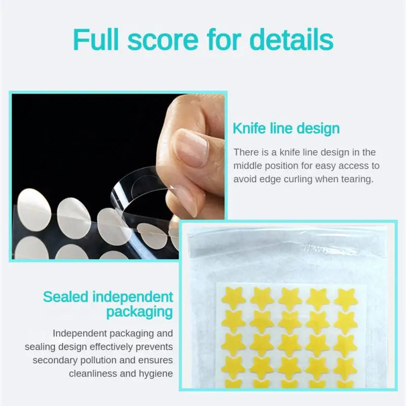 Colorful Laser Star Heart Shaped Pimple Patches Invisible Acne Removal Patches Acne Tool Pimple Acne Concealer