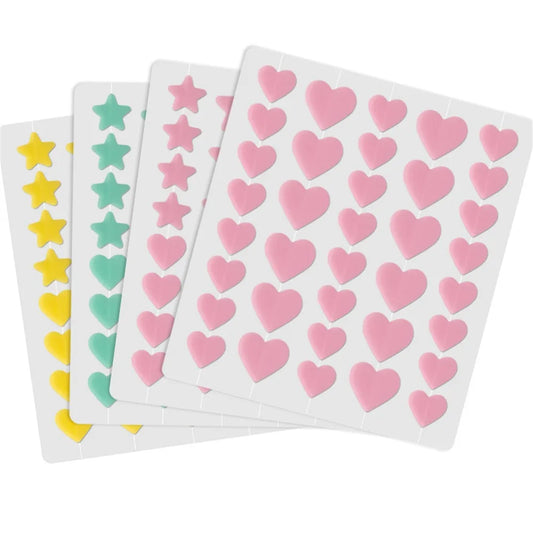 Colorful Laser Star Heart Shaped Pimple Patches Invisible Acne Removal Patches Acne Tool Pimple Acne Concealer